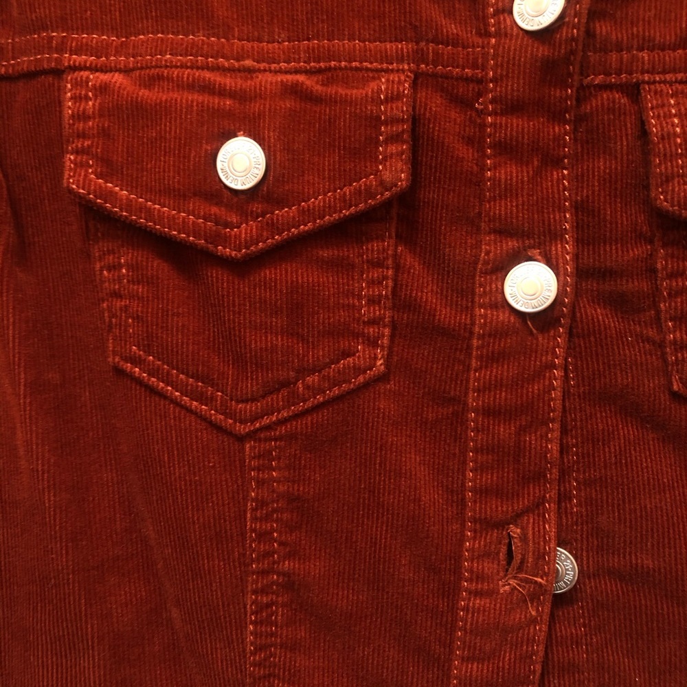 corduroy long-sleeve dress